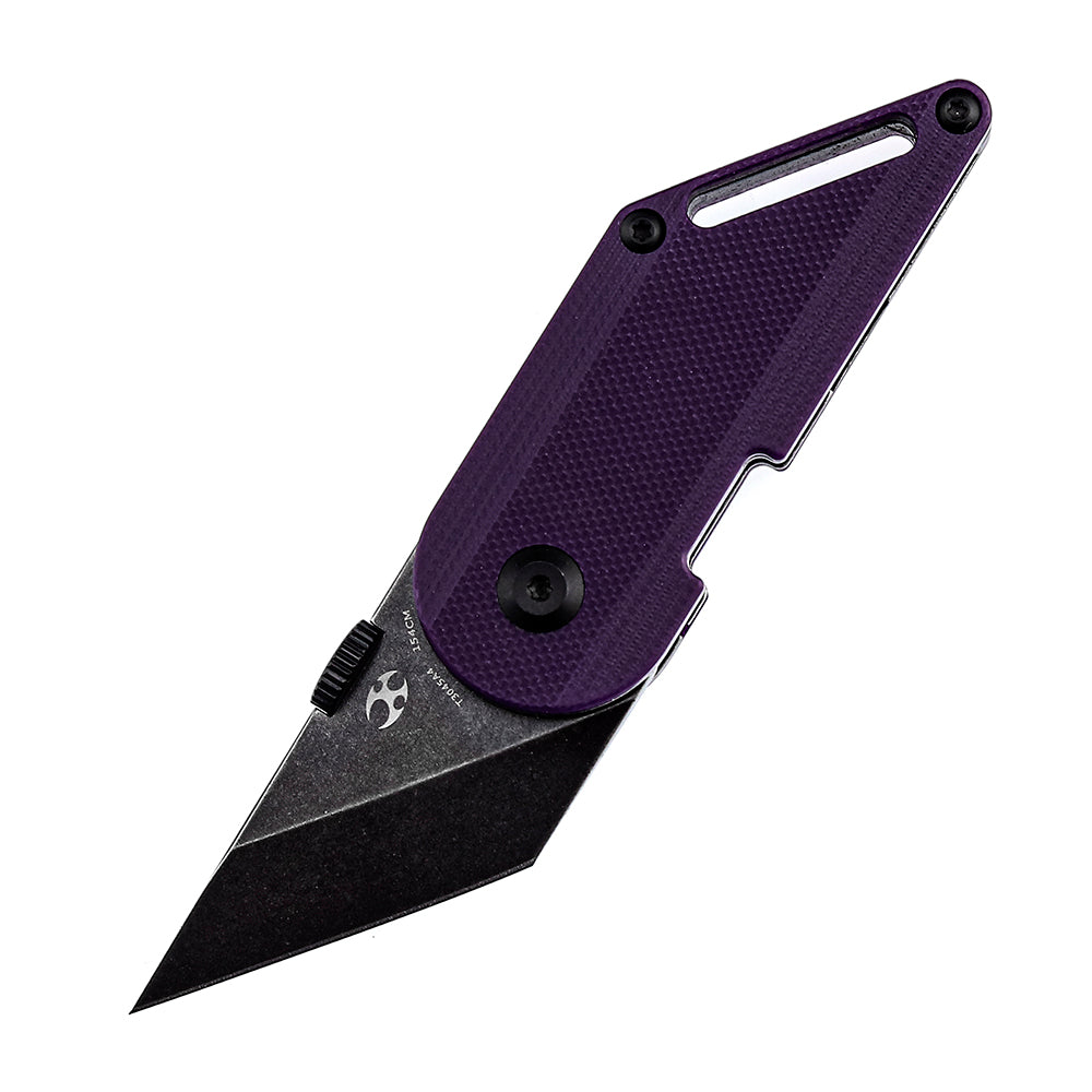 Kansept Dash T3045A4 154CM Blade Purple G10 Liner Lock Folding Knife