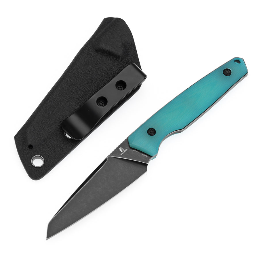 Tenable Parr G011B3 14C28N Blade Tiffany Blue G10 Handle Outdoor Fixed Blade Knife