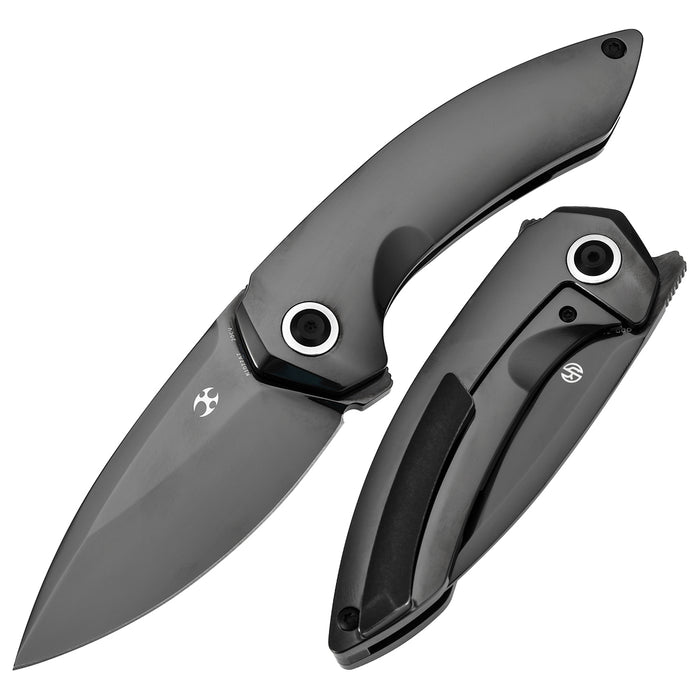 Kansept Knives ODD 21 K1077A7 CPM20CV Blade DLC Titanium Handale Frame Lock