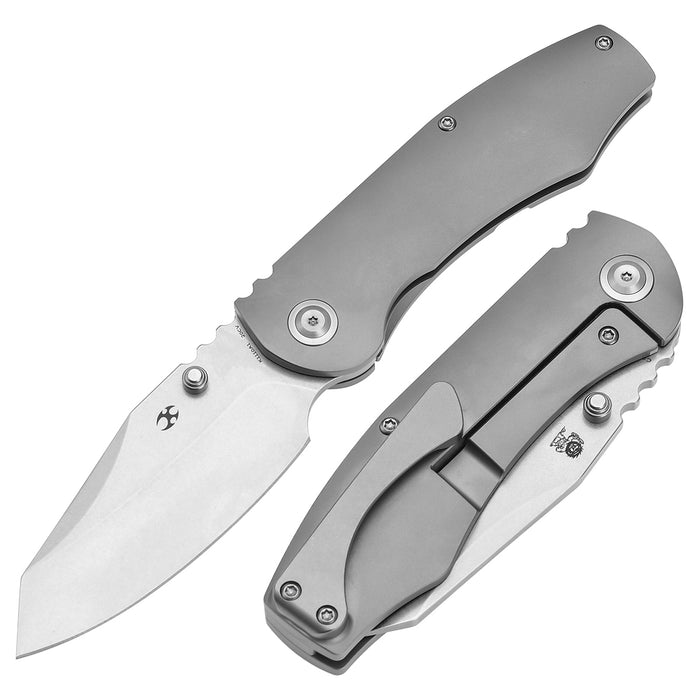 KANSEPT Caveman K1110A1 CPM 20CV Blade Titanium Handle Frame Lock
