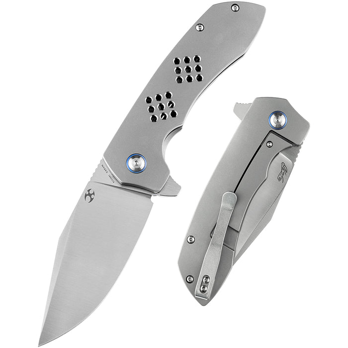 KANSEPT Entity K1036B1 CPM-S35VN Blade Titanium Handle Frame Lock