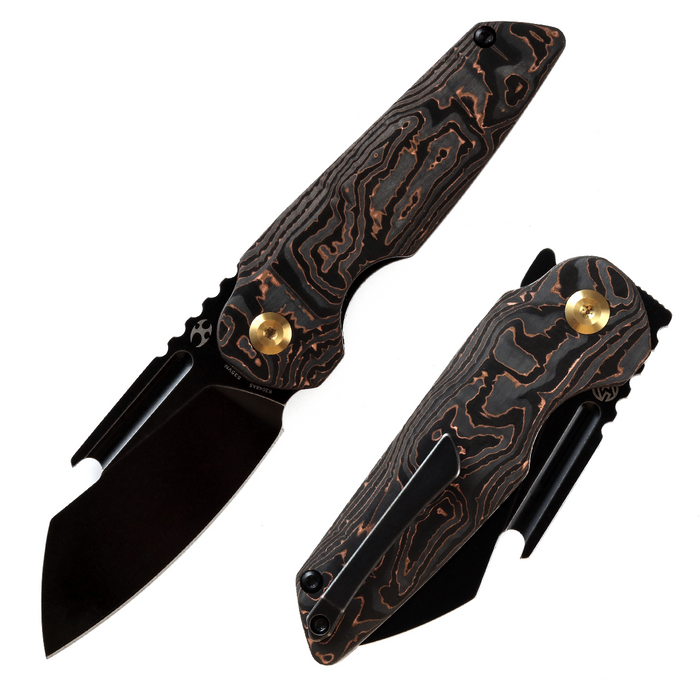 Kansept Knives Rafe K2048A5 CPM S35VN Blade Titanium Handle 4T5 Design Flipper Edc Knife Liner Lock