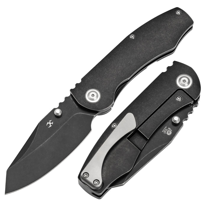 KANSEPT Caveman K1110A2 CPM 20CV Blade Titanium Handle Frame Lock