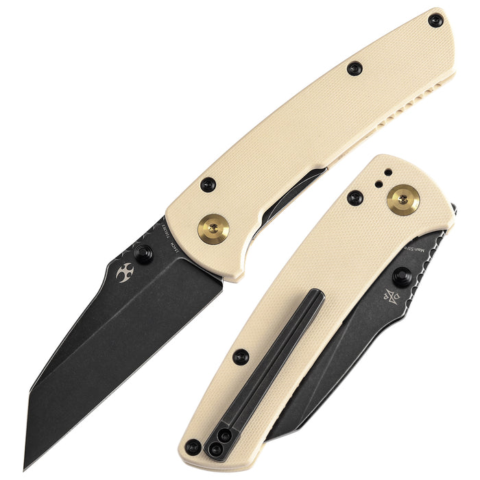 KANSEPT Main Street T1015E3 154CM Blade Jade G10 Handle Liner Lock