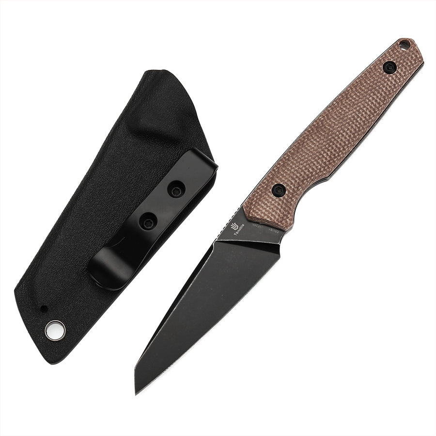 Tenable Parr G011B4 14C28N Blade Brown Micarta Handle Outdoor Fixed Blade Knife