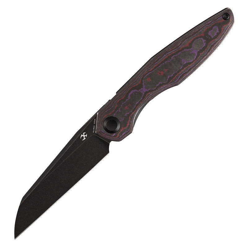 Kansept Halide K1136A3 CPM-S35VN Blade Purple Haze Fatcarbon Handle Liner Lock Folding Knife