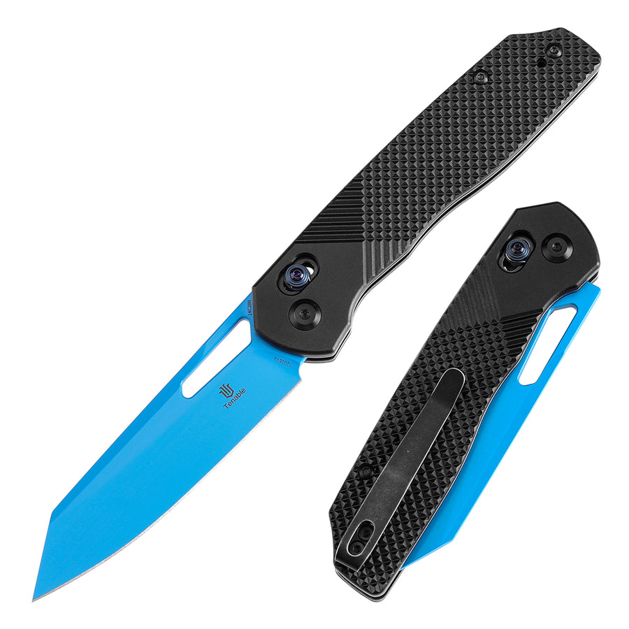 Tenable Shard T1006V2 14C28N Blade Aluminum Handle Cross Bar Lock