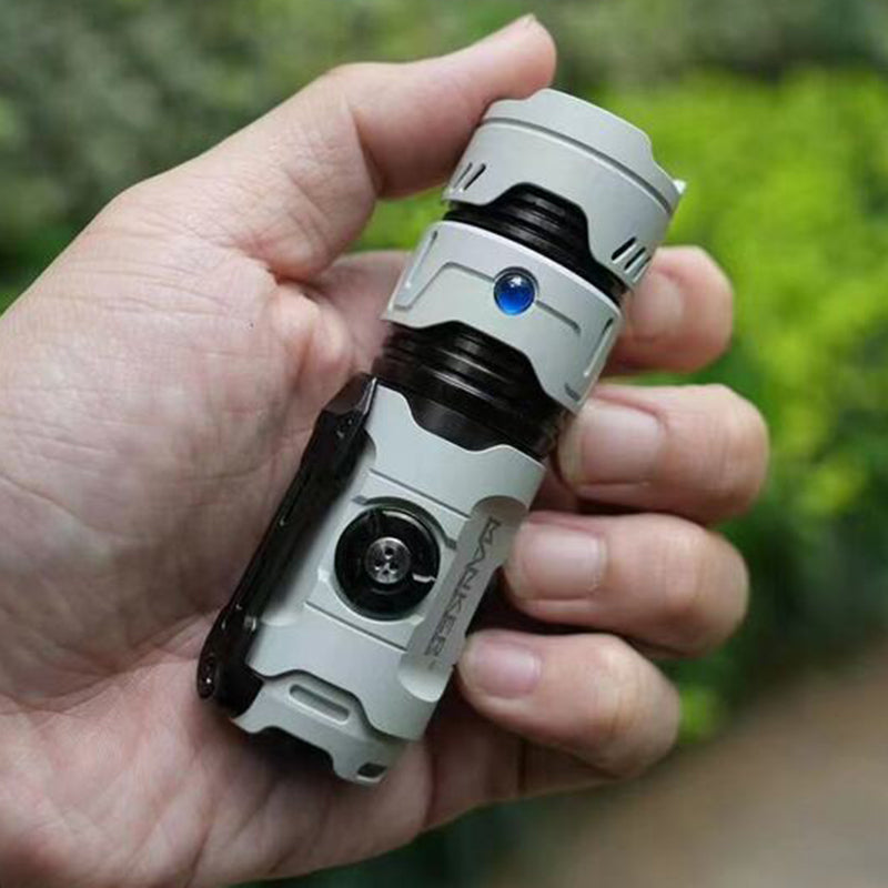 Mankerlight Timeback III EDC Flashlight Spinner Flashlight Use 18350 Battery Aluminum