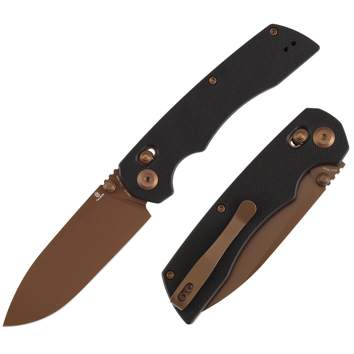 Tenable Kryo T1001V8 14C28N Blade G10 Handle Crossbar Lock Folding Knife