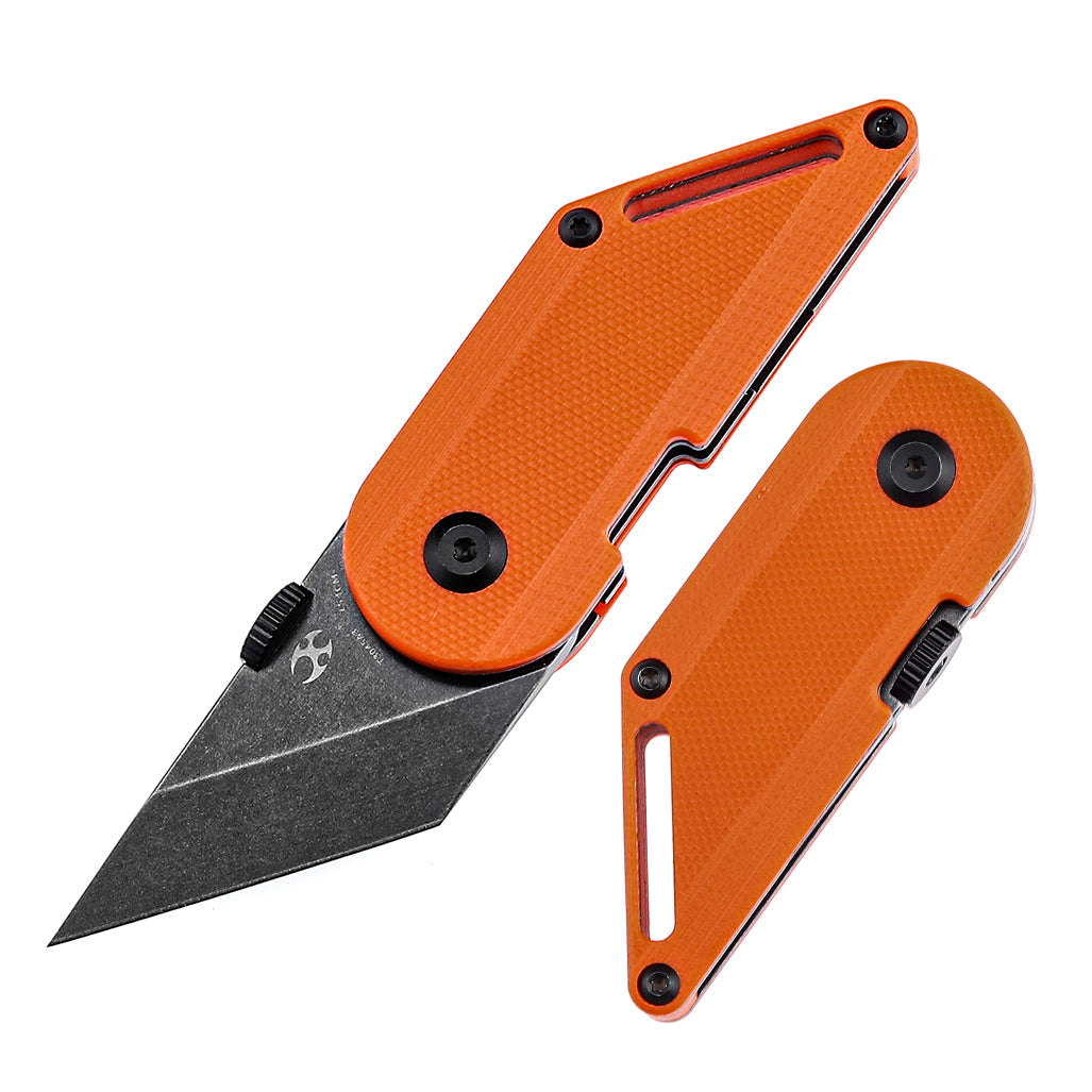 Kansept Dash T3045A3 154CM Blade Orange G10 Handle Liner Lock Folding Knife