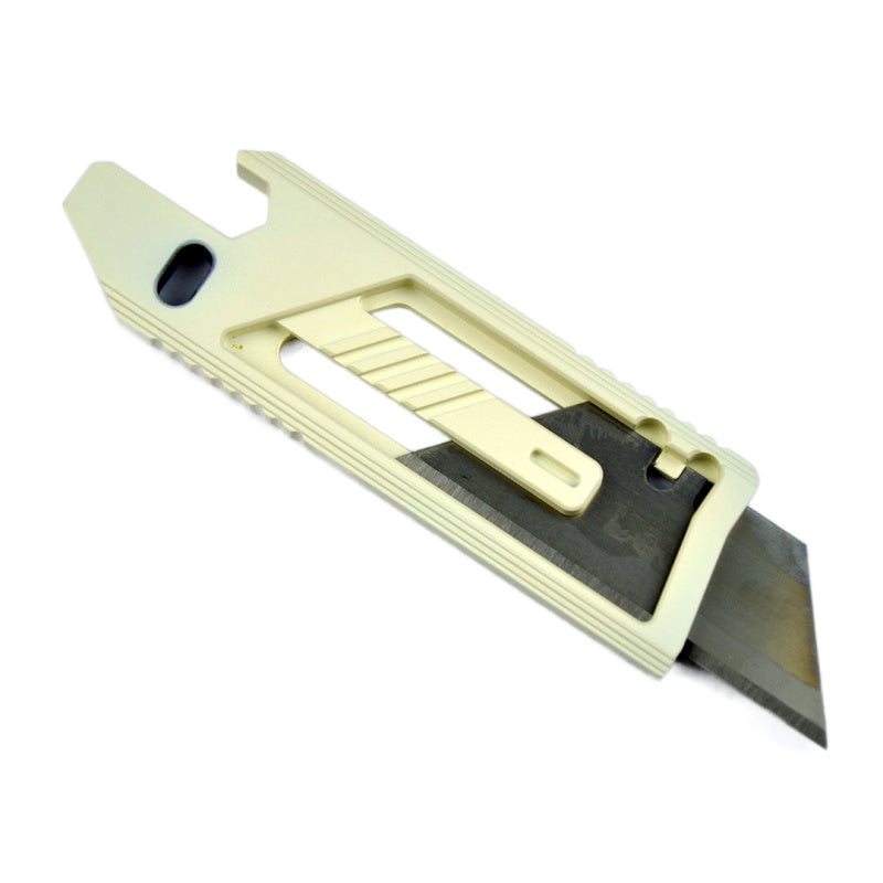 SnakeSword Honey Badger II Titanium Alloy Utility Knife White Cerakote Limied