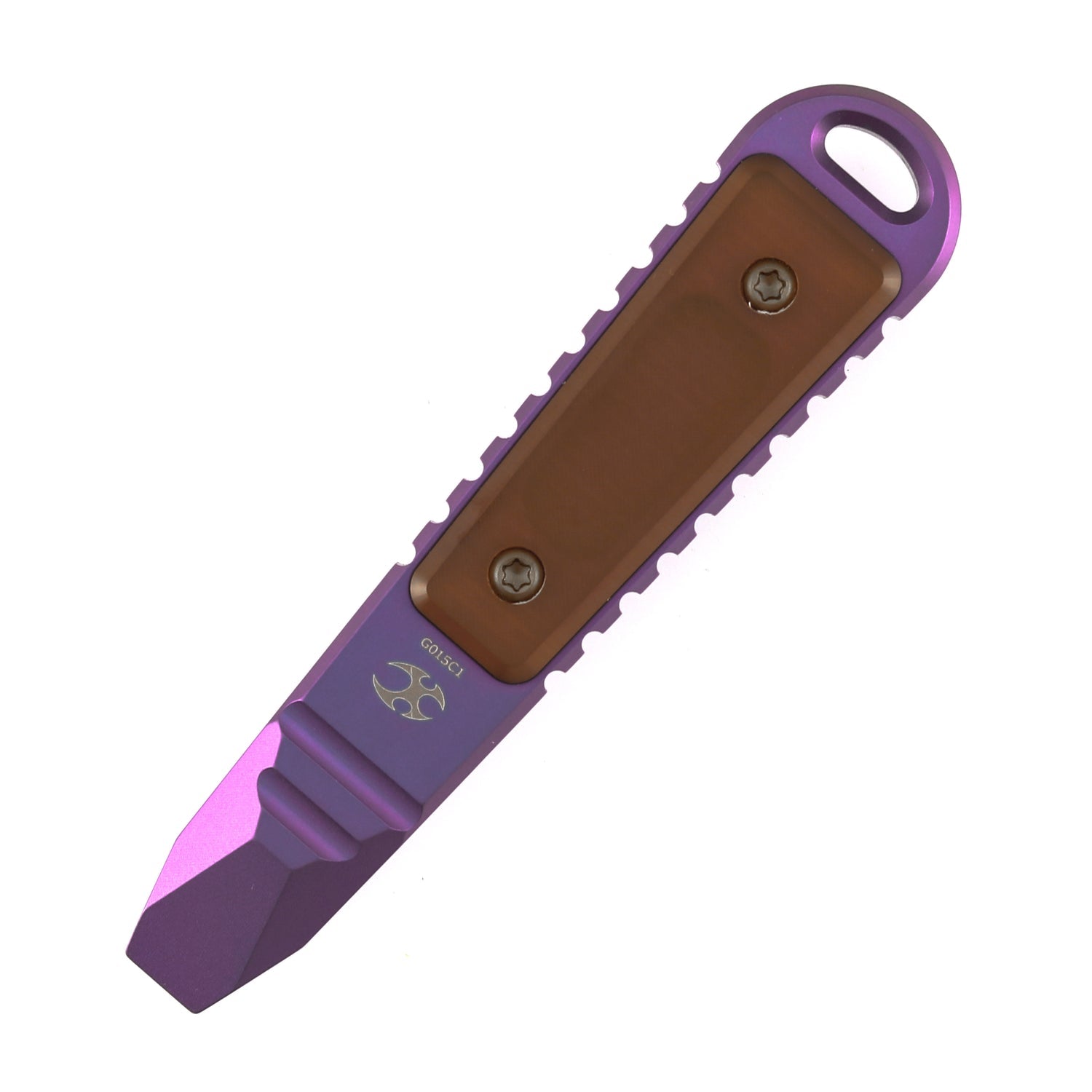 Kansept Kursor G015C1 Purple Anodized Titanium+PEI EDC Tool