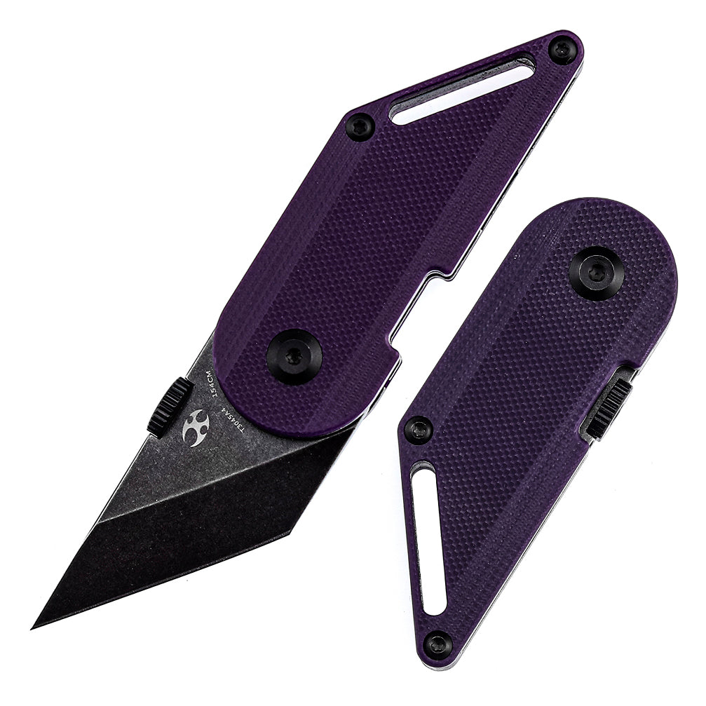 Kansept Dash T3045A4 154CM Blade Purple G10 Liner Lock Folding Knife