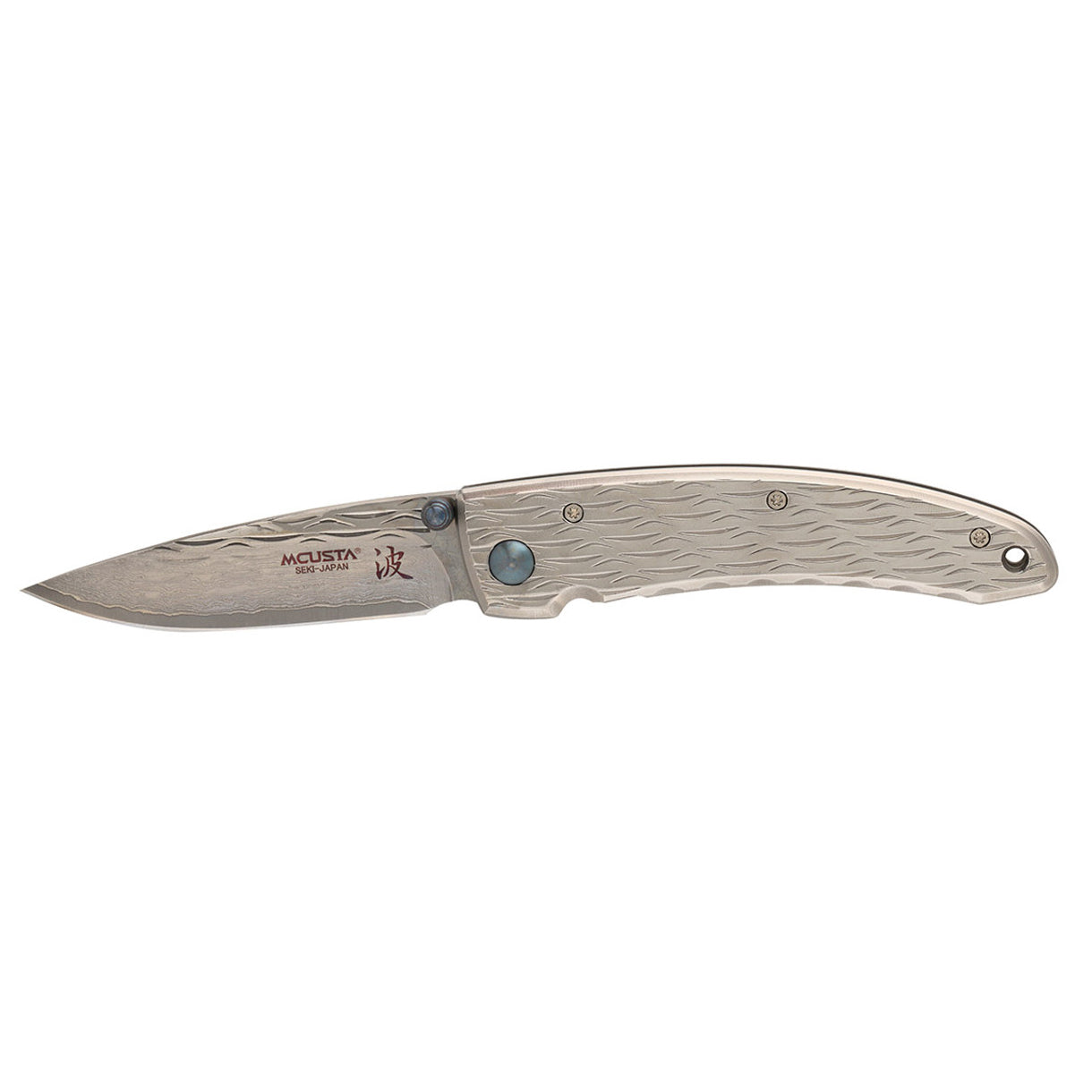 Mcusta Knife Forge Small Nami MC-0111D VG-10 Damascus Blade Stainless Steel Handle Folding Knives Edc Knife