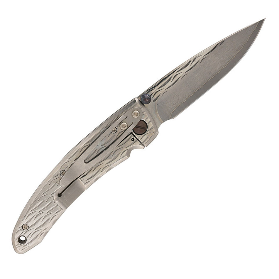 Mcusta Knife Forge Small Nami MC-0111D VG-10 Damascus Blade Stainless Steel Handle Folding Knives Edc Knife