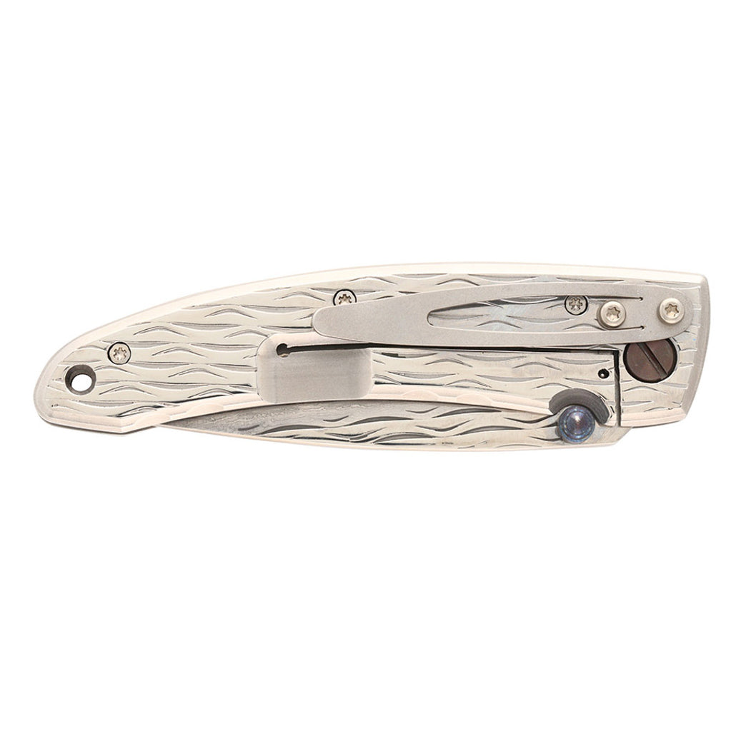 Mcusta Knife Forge Small Nami MC-0111D VG-10 Damascus Blade Stainless Steel Handle Folding Knives Edc Knife