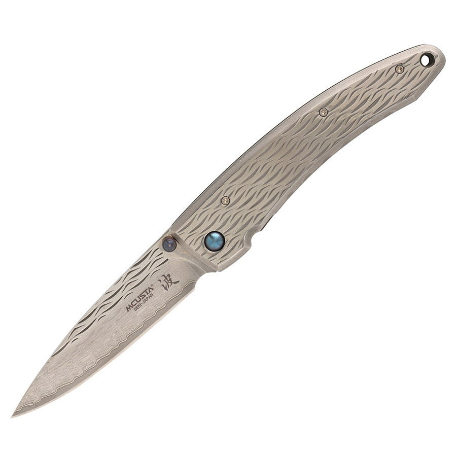 Mcusta Knife Forge Nami MC-0112D VG-10 Blade Stainless Steel Handle Folding Knives Edc Knife