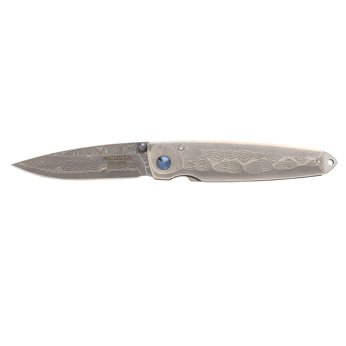 Mcusta Knife MC-0034D SHINRA Folding Knife VG10 Damascus Blade Damascus Handle Liner Lock