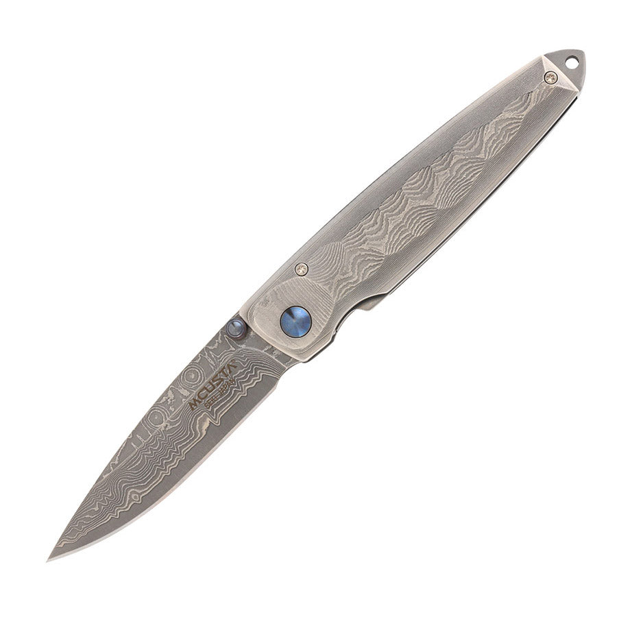 Mcusta Knife MC-0034D SHINRA Folding Knife VG10 Damascus Blade Damascus Handle Liner Lock