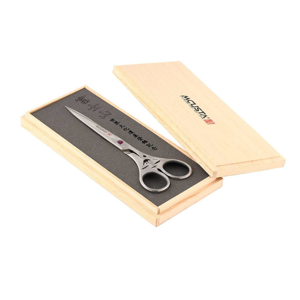 Mcusta DDF-170D Mt. Fuji Scissors VG-10 Core Damascus Scissors