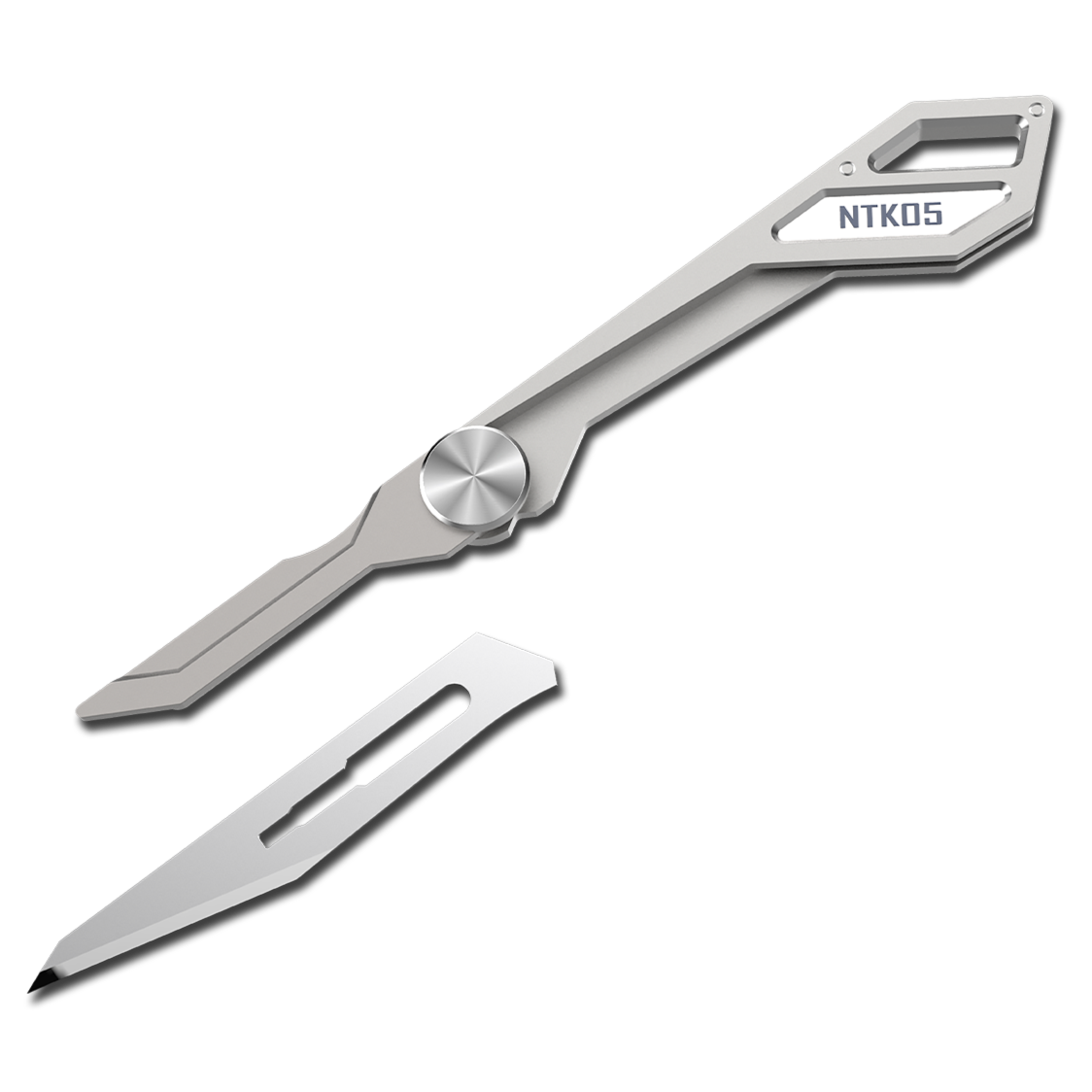 Nitecore NTK05 Titanium Folding Scalpel Keychain Knife EDC Tools