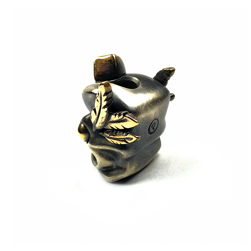 Phase objects Tengu Custom limit brass Silver knives beads