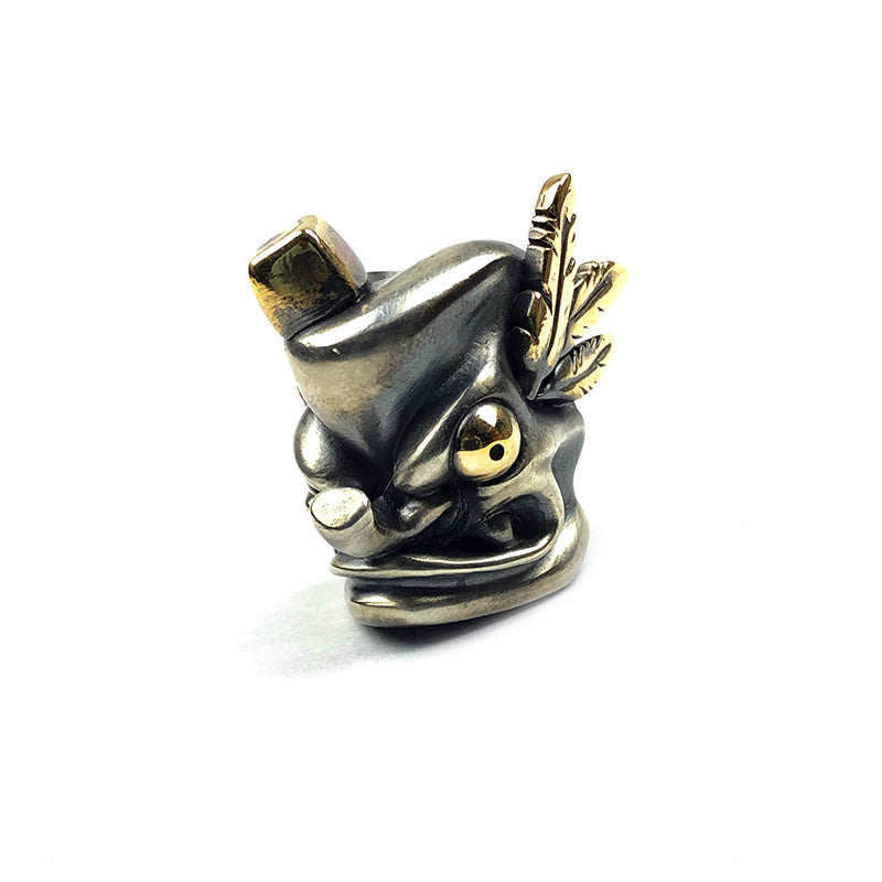 Phase objects Tengu Custom limit brass Silver knives beads