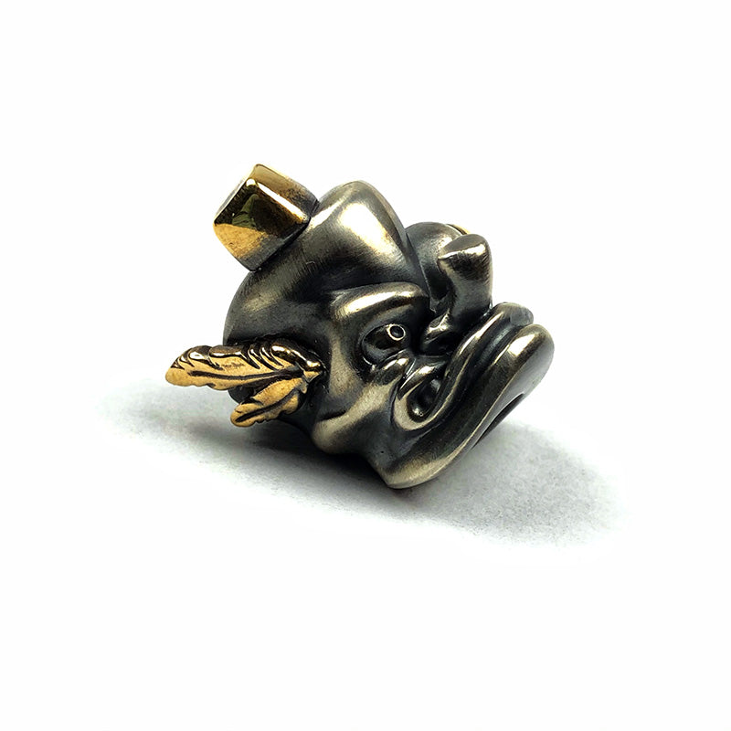 Phase objects Tengu Custom limit brass Silver knives beads