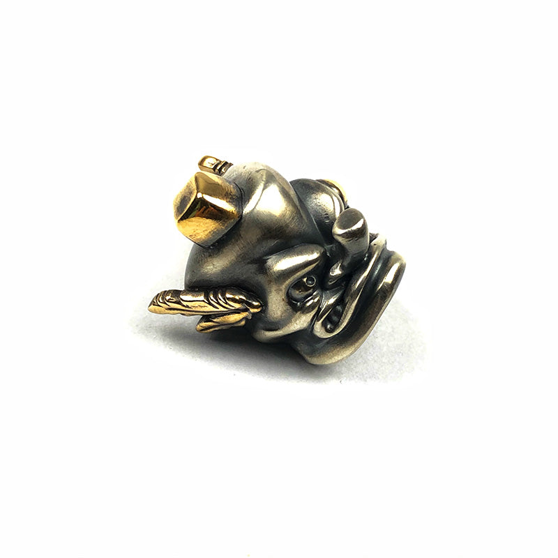Phase objects Tengu Custom limit brass Silver knives beads