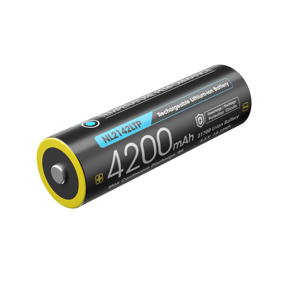 NITECORE Battery NL2142LTP Cold Weather 21700 Battery