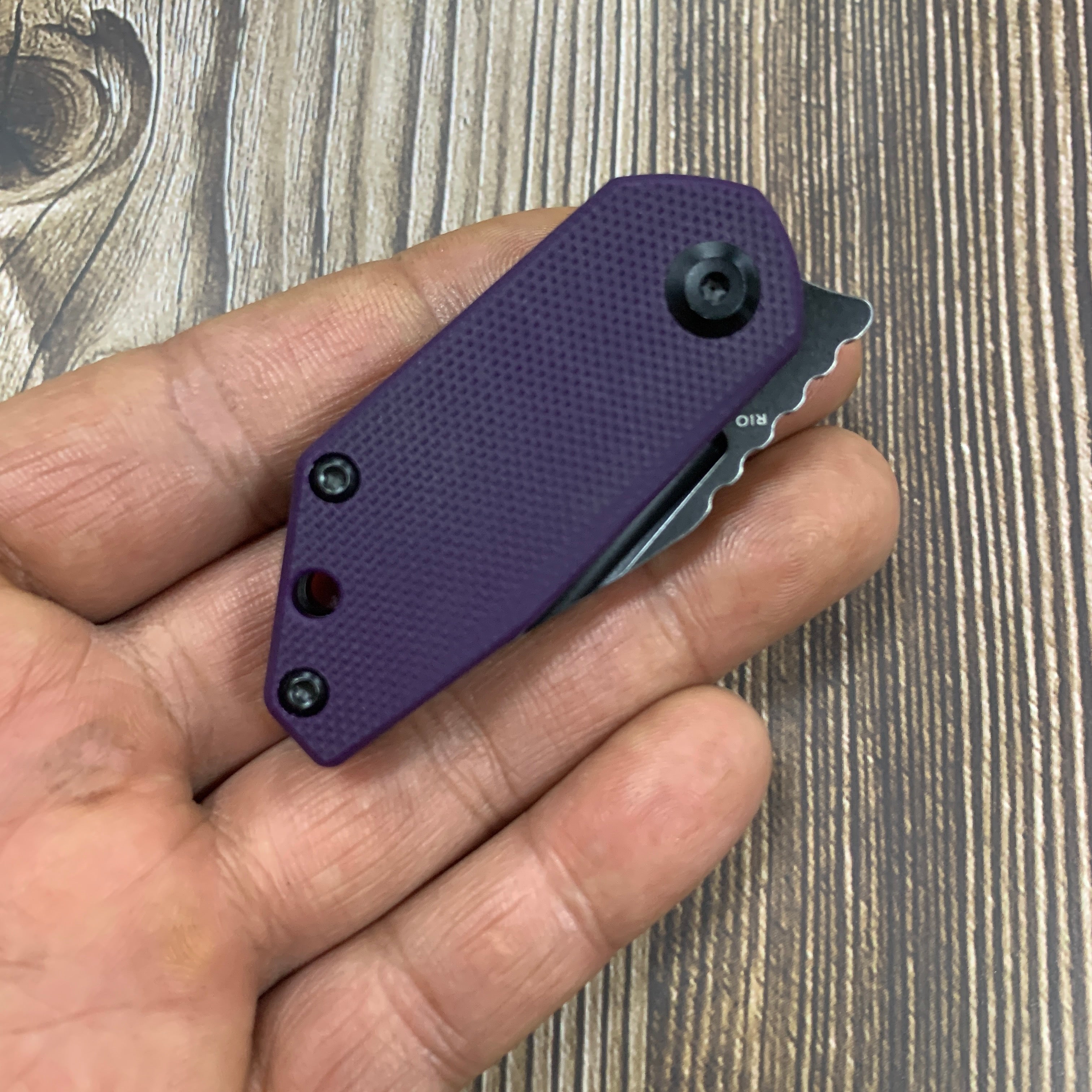 Kansept Knives RIO K3044A5 M390 Blade Purple G10 Handle Liner Lock EDC Knife