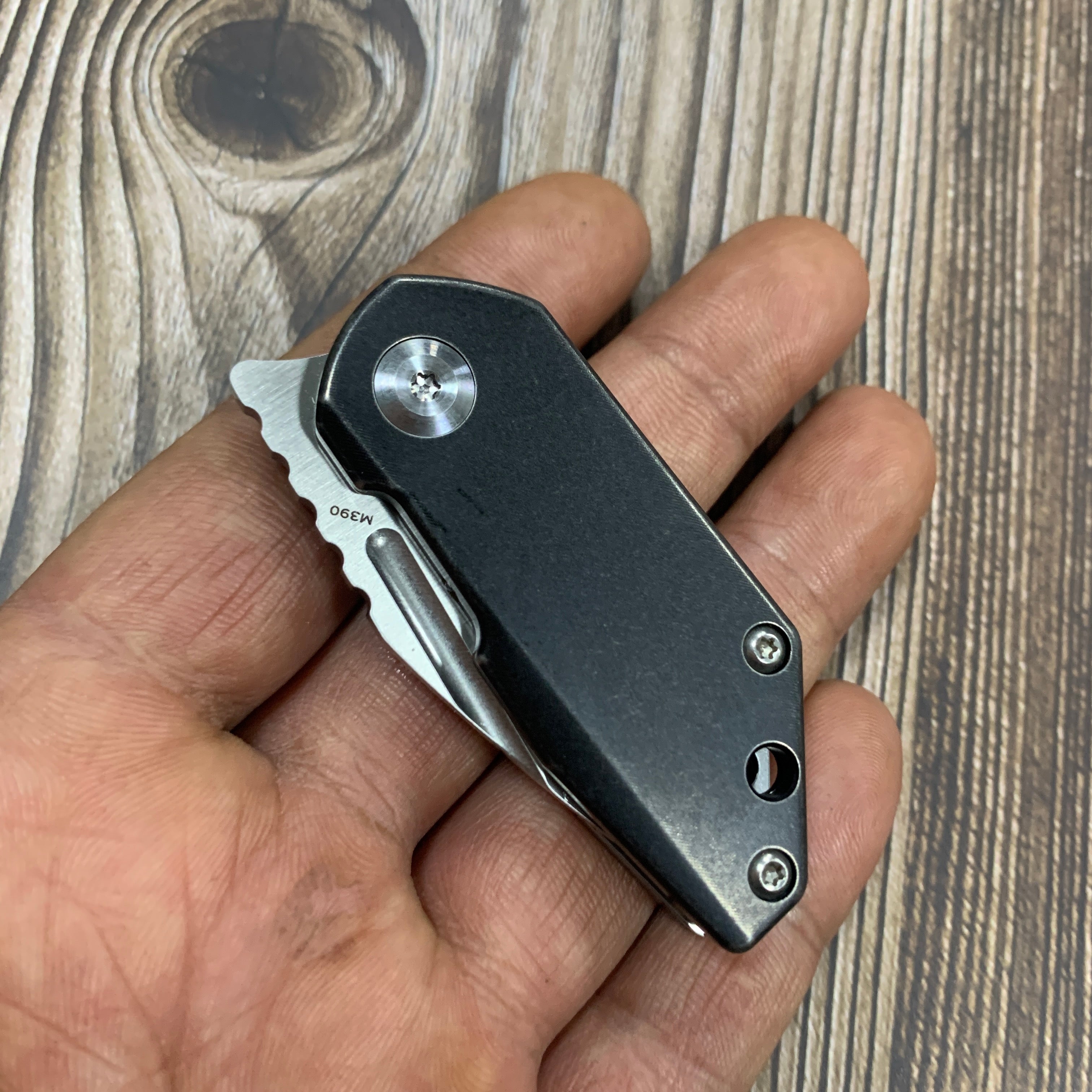 Kansept Knives RIO K3044A1 M390 Blade Titanium Handle Liner Lock EDC Knife