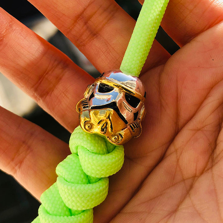 SnakeSword Handmake Custom Stormtrooper Bead Knife Lanyard bead Limit