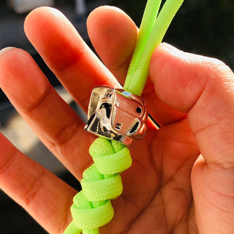 SnakeSword Handmake Endor Combat Assault Soldier  Custom Knife Lanyard bead Limit
