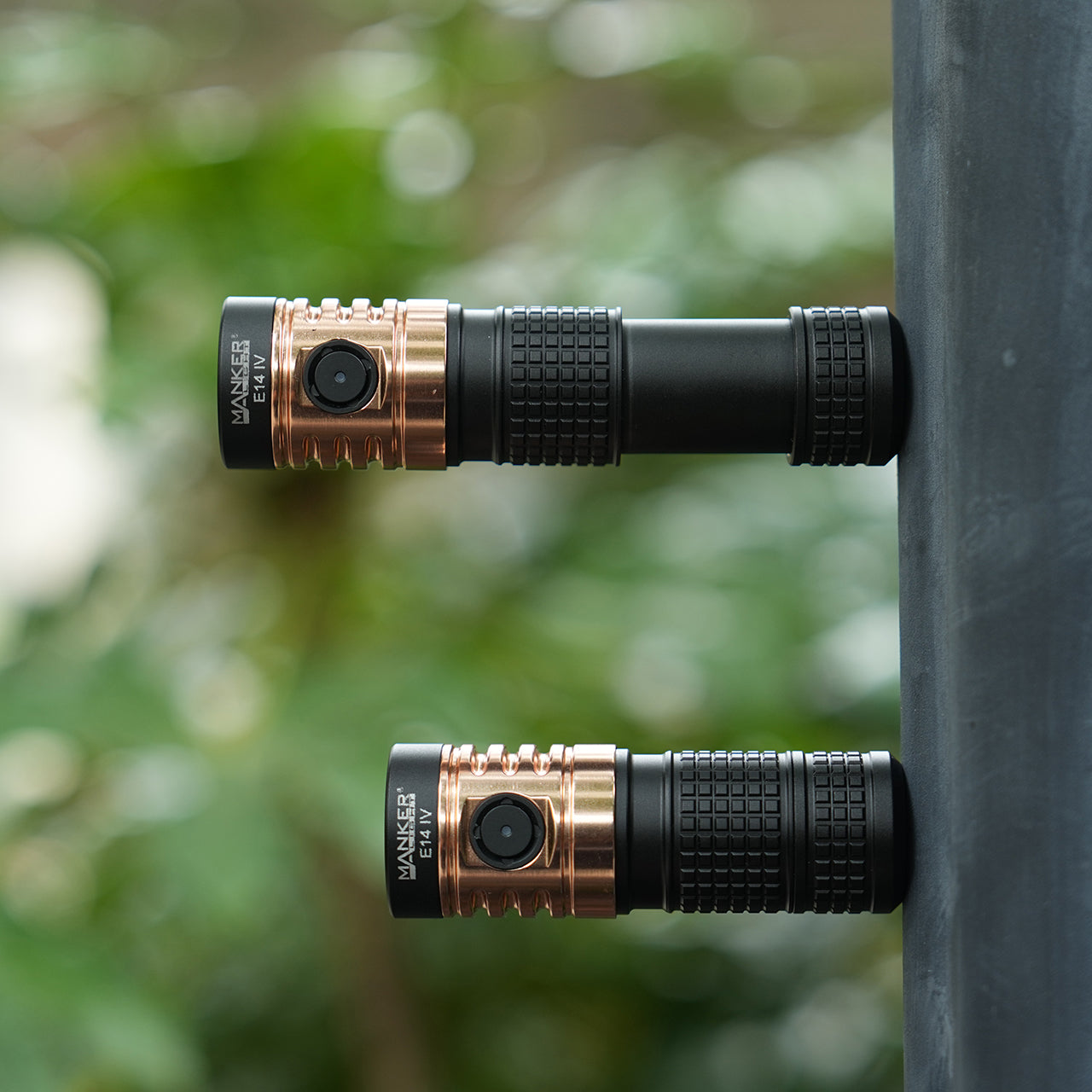 Manker Flashlight E14 IV Brightest EDC Flashlight Dual Use 18650 and 18350 Battery