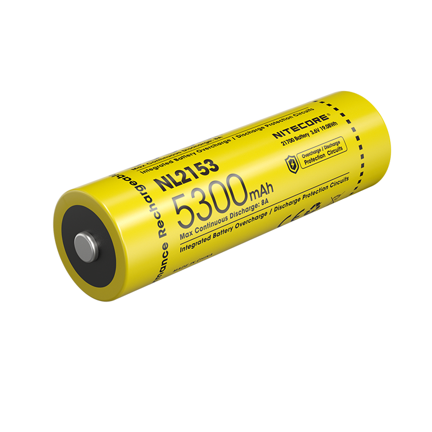 Nitecore Battery NL2153 21700 Li-ion Battery 5300mAh