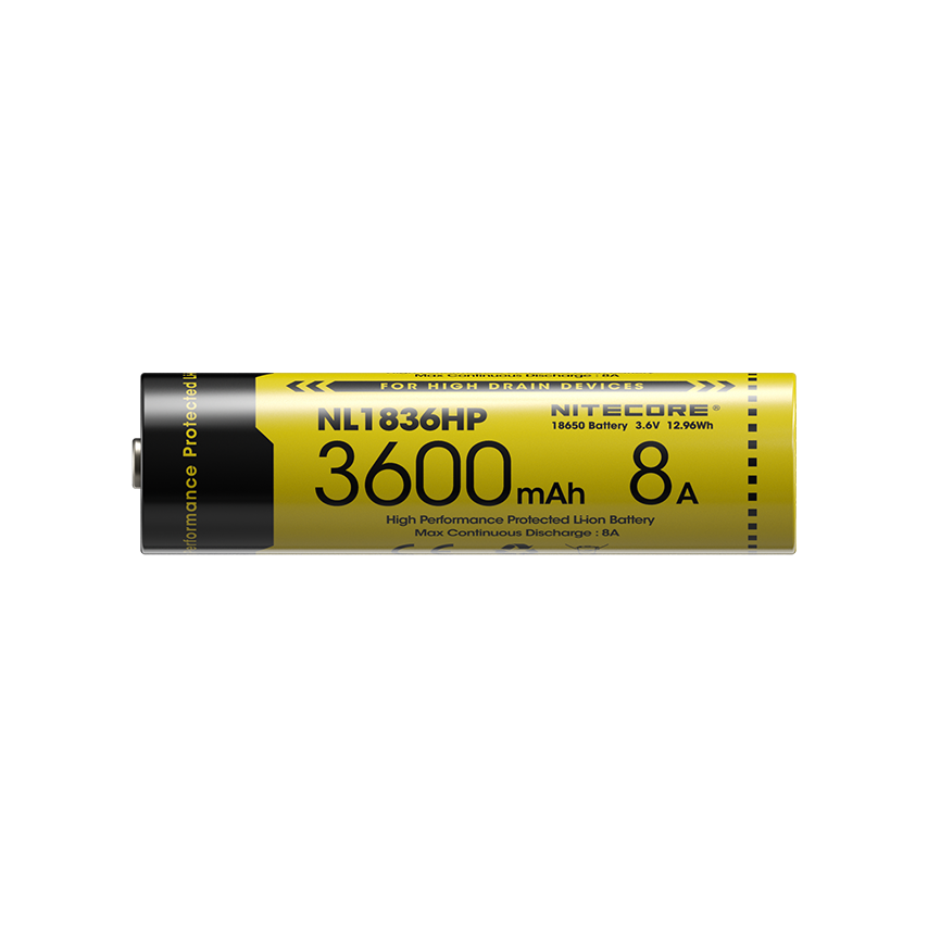 Nitecore Battery NL1836HP 3600mAh 3.6V Battery 18650 Li-ion Battery