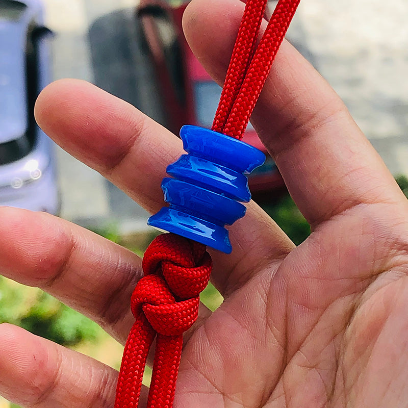 SnakeSword Blue Resin Knife lanyard beads Knives lanyard beads