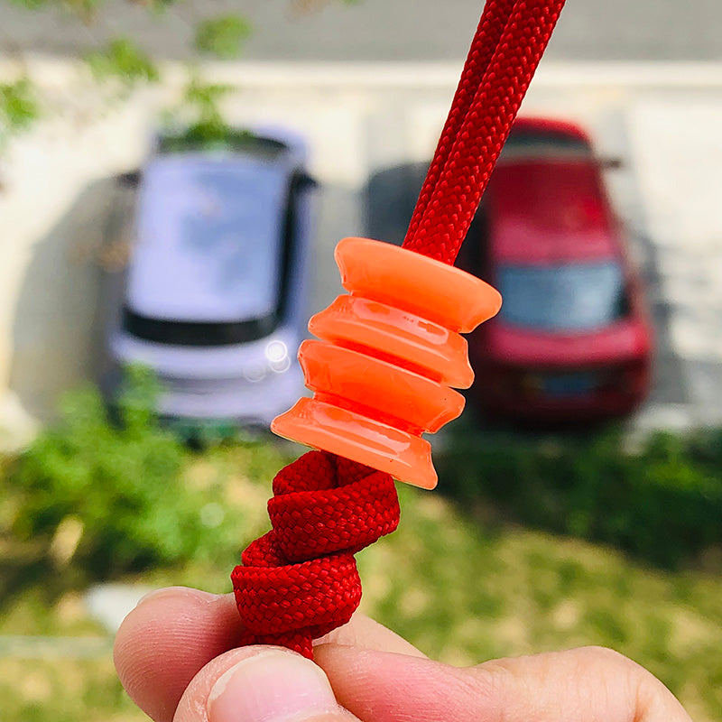 SnakeSword Orange Resin Knife lanyard beads Knives lanyard beads