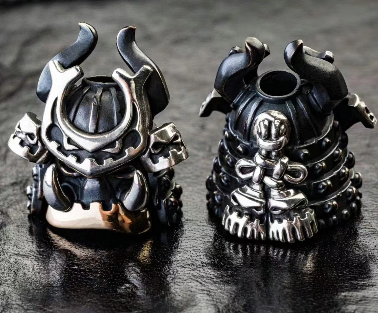 Apeshkov Beads Ronin Warrior brass Silver Custom lanyard bead Limit