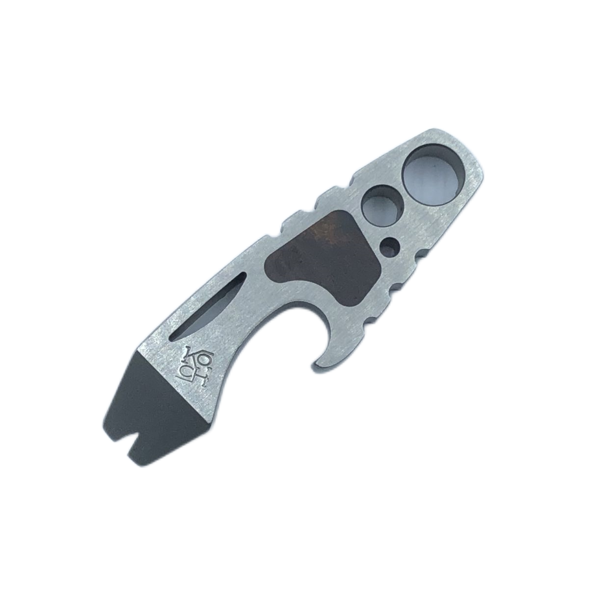 Koch Tools Kap Lifter Pry Bar Bottle Opener Titanium Edc PryBar Wire Drawing