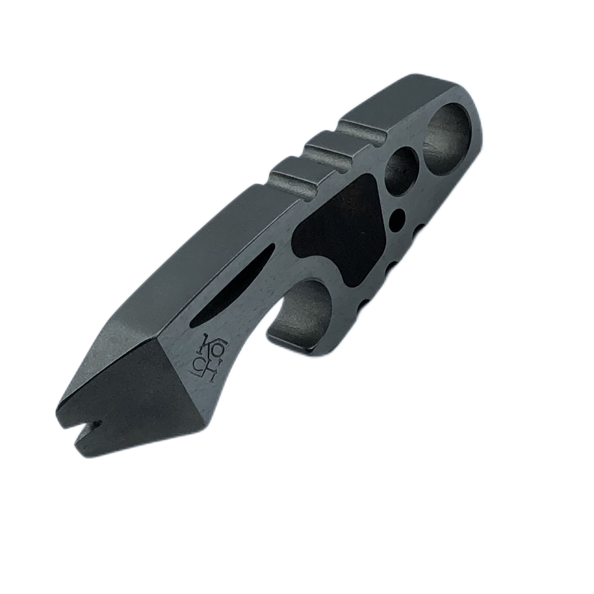 Koch Tools Kap Lifter Pry Bar Bottle Opener Titanium Edc PryBar Stone Washing