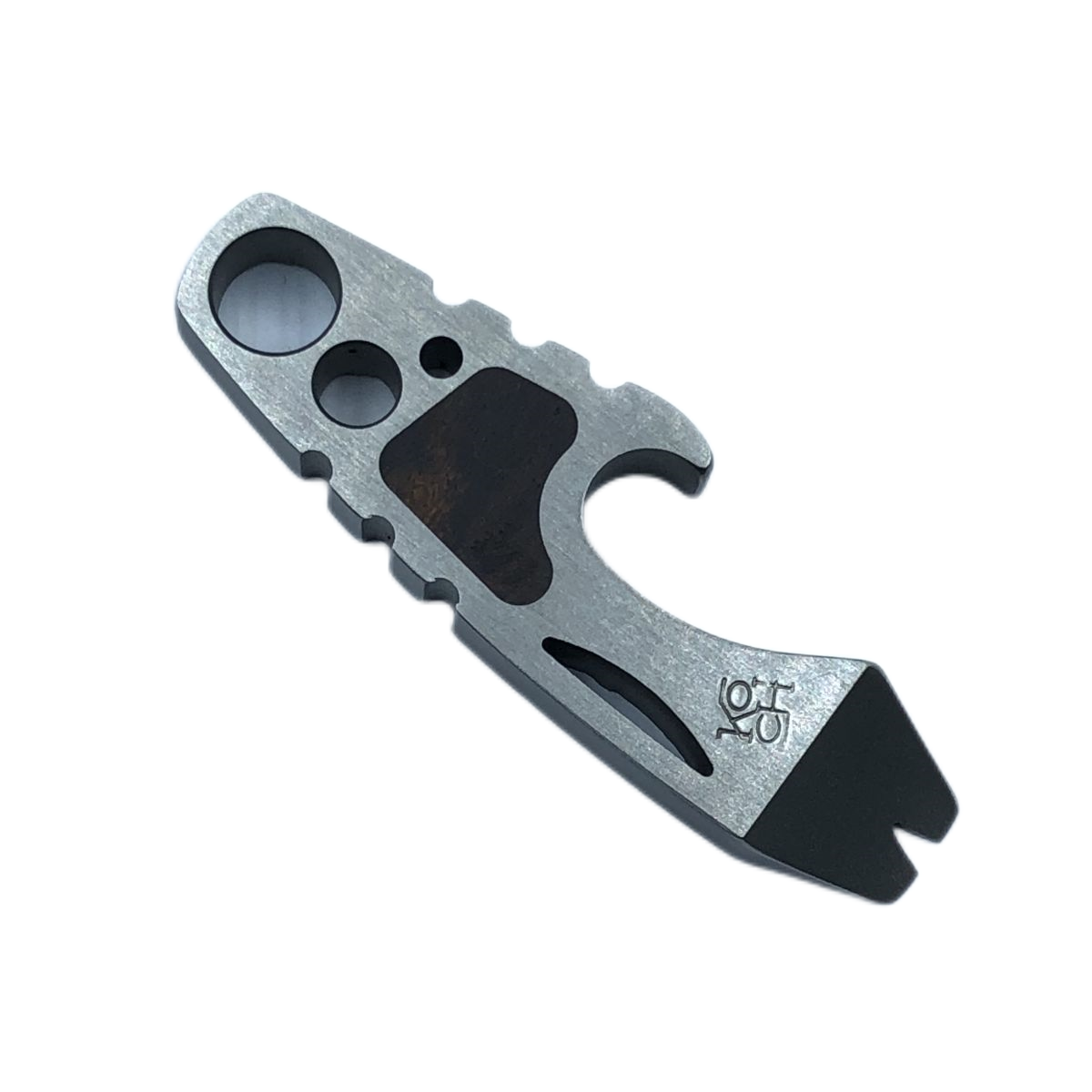 Koch Tools Kap Lifter Pry Bar Bottle Opener Titanium Edc PryBar Wire Drawing