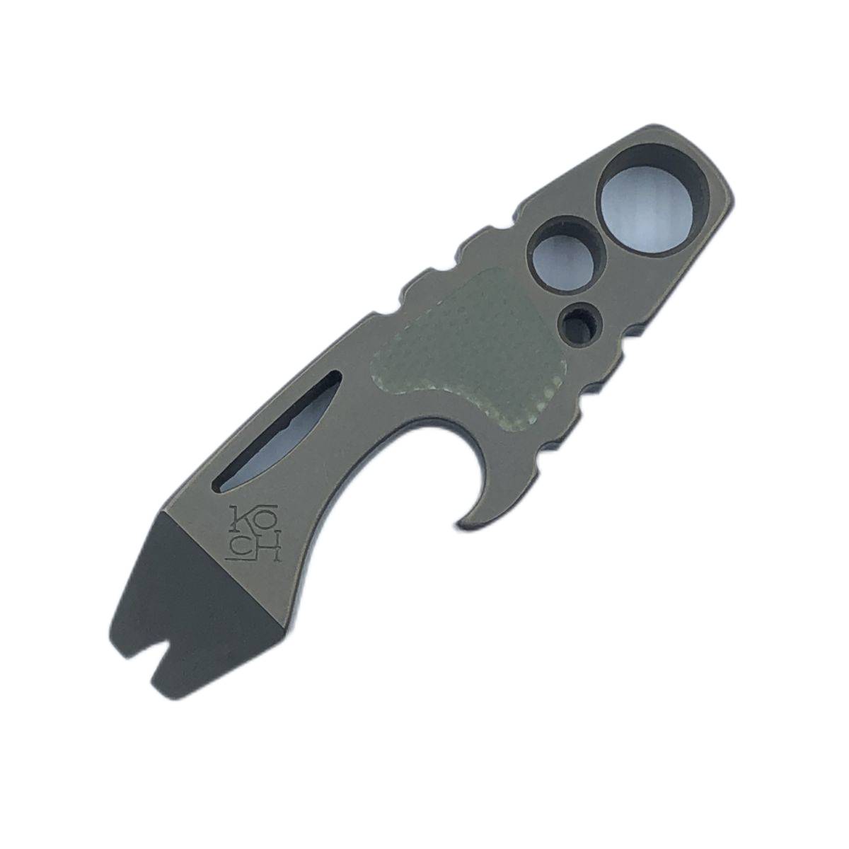 Koch Tools Kap Lifter Pry Bar Bottle Opener Edc PryBar Titanium Anodization Bronze