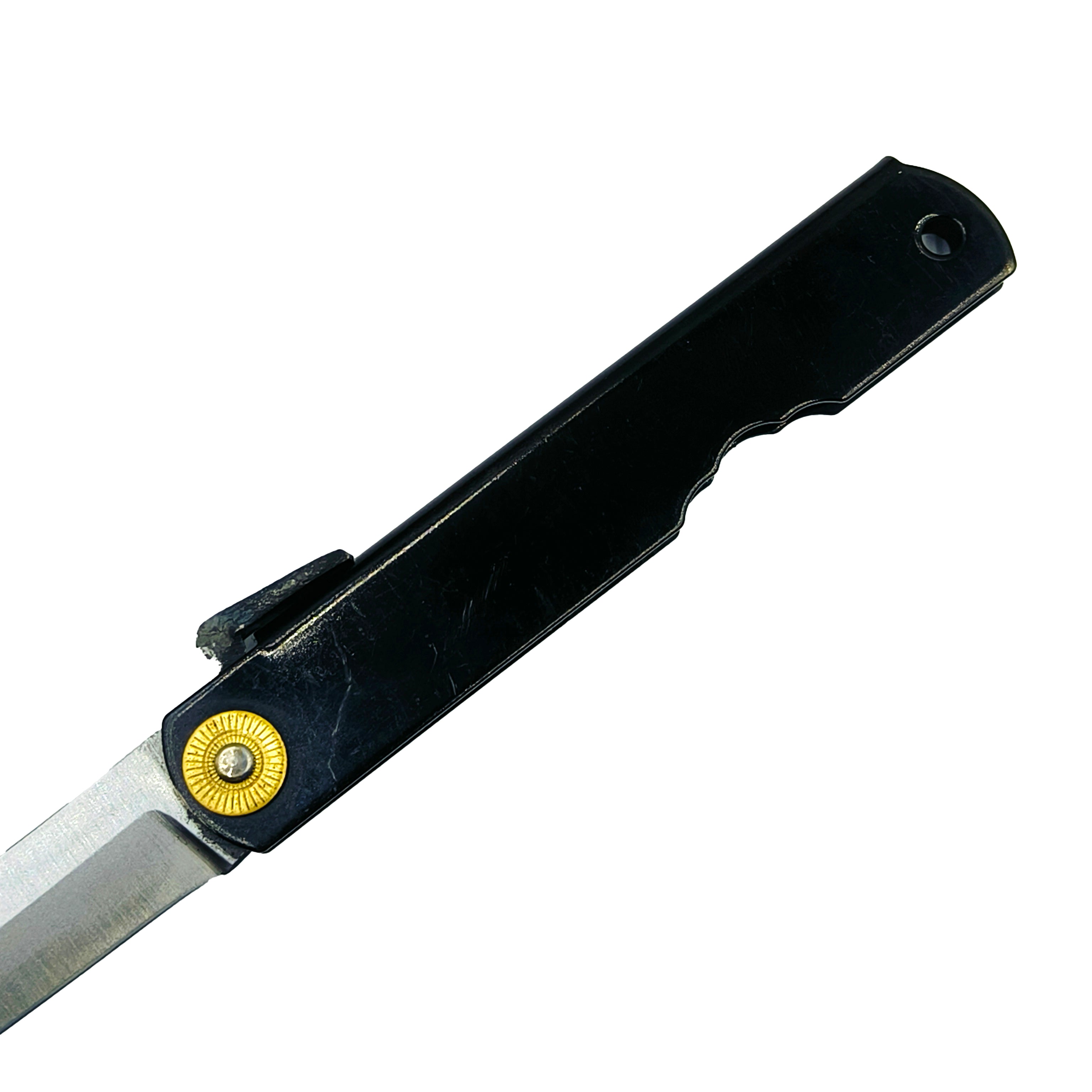 Nagao Higonokami Friction Folder Knife White Steel Hand Forging Bamboo leaf shape