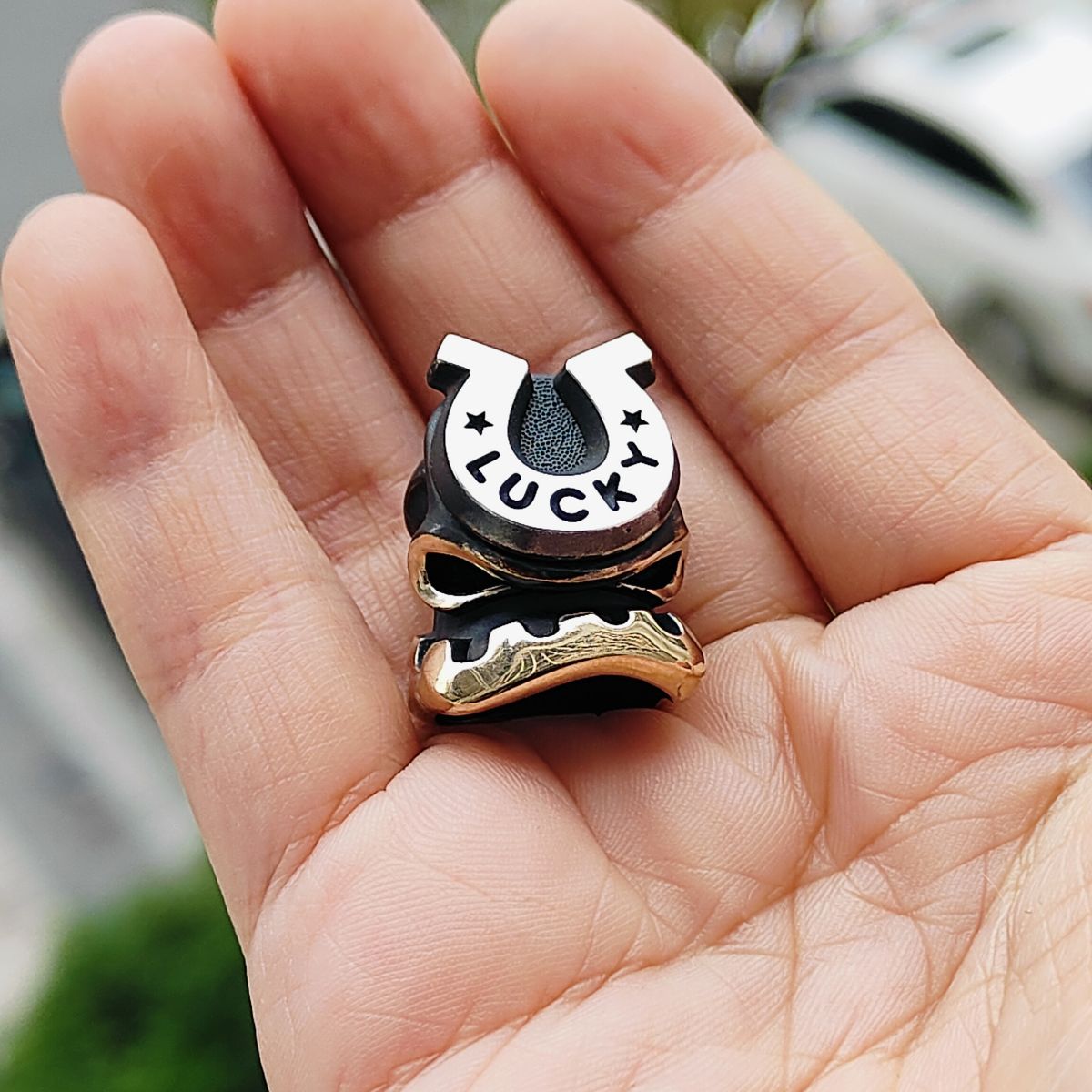 Alex Peshkov Lucky Bead Custom Knife Lanyard bead Edc Beads