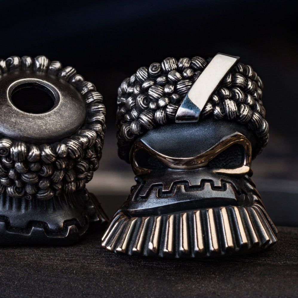 Alexander Peshkov Guerrilla Handmake Custom lanyards beads Edc Pendant Knife Bead