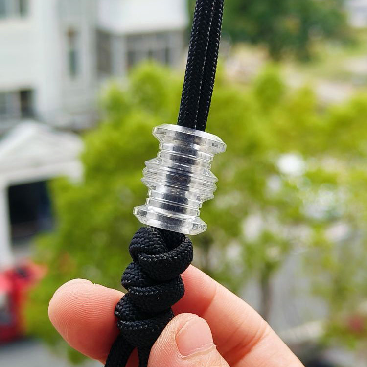 SnakeSword White Resin Knife Bead Pendant Knives Lanyard bead 3 pcs