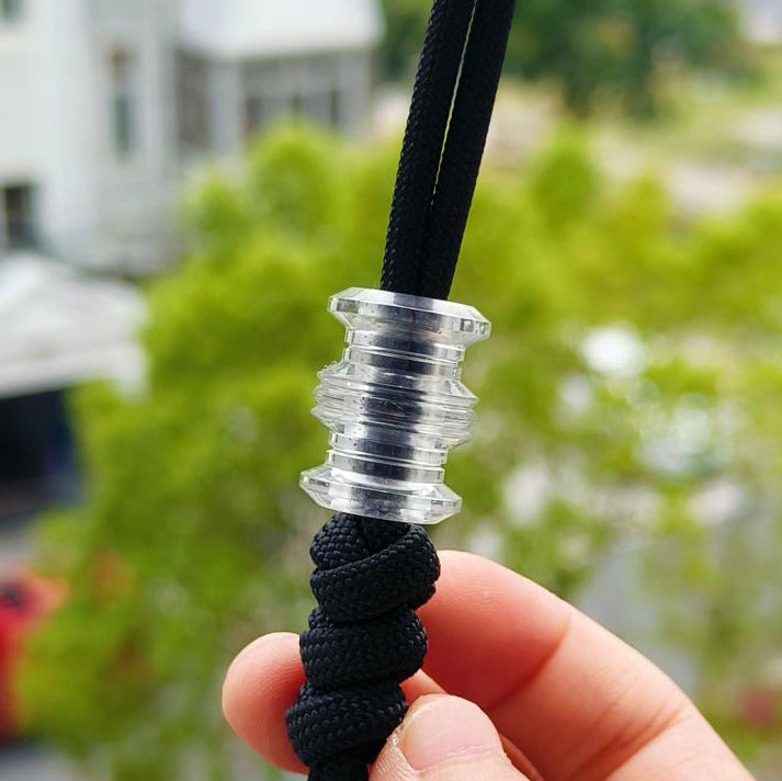 SnakeSword White Resin Knife Bead Pendant Knives Lanyard bead 3 pcs