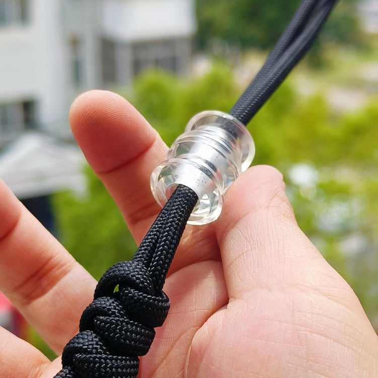 SnakeSword White Resin Knife Bead Pendant Knives Lanyard bead 3 pcs